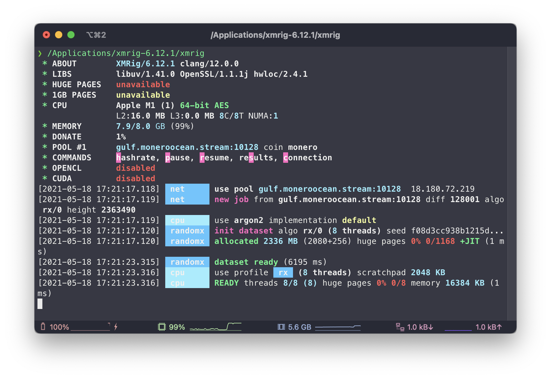 etc / Intel 또는 M1 맥에서 모네로(Monero) 암호화폐 채굴하기 | KIM DONGHEE TECH BLOG