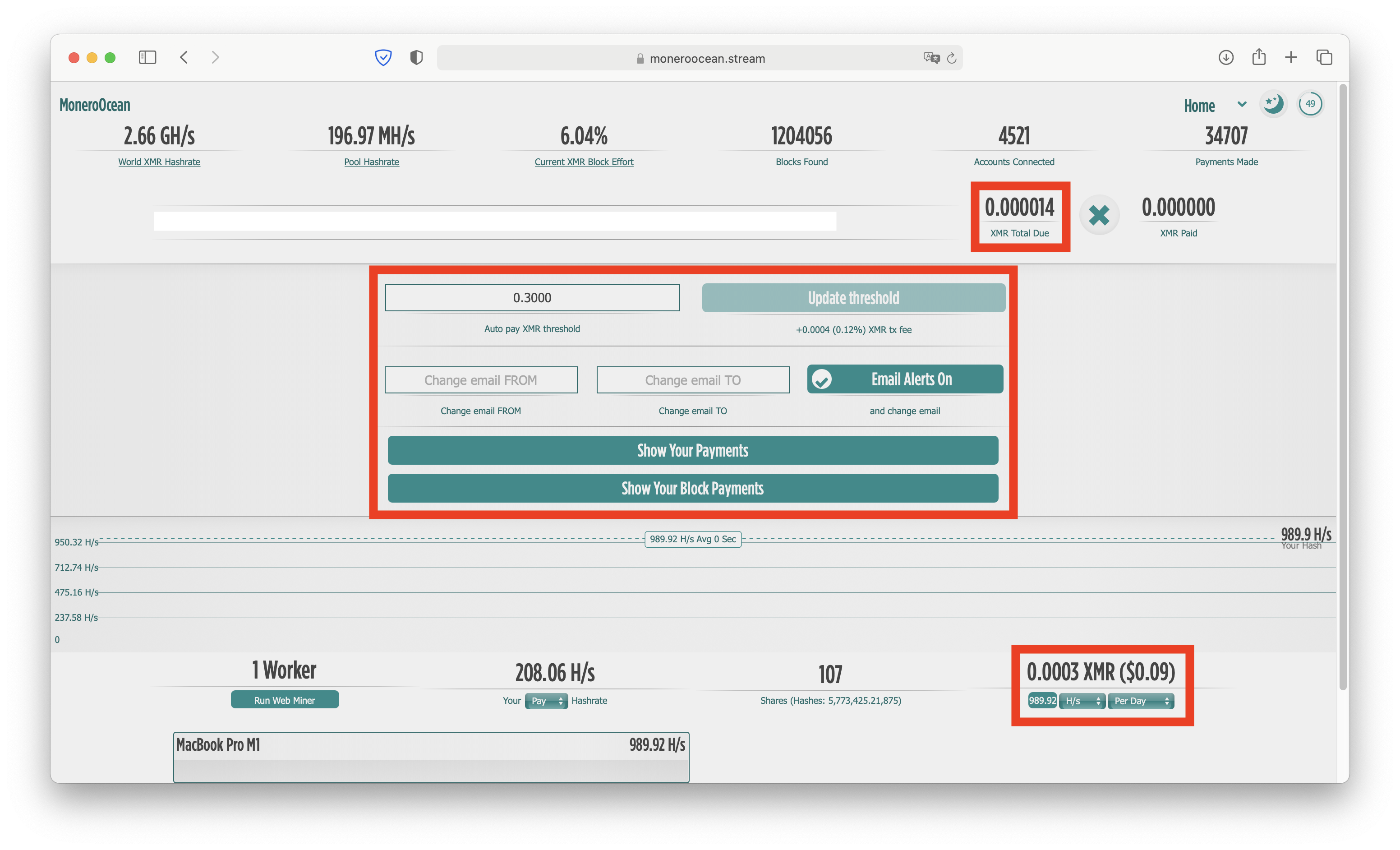 etc / Intel 또는 M1 맥에서 모네로(Monero) 암호화폐 채굴하기 | KIM DONGHEE TECH BLOG